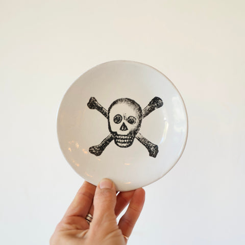 Astier de Villate + John Derian Skull & Crossbones Plate