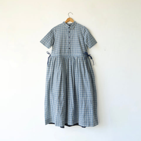 Maku Delilah Dress - Blue Plaid
