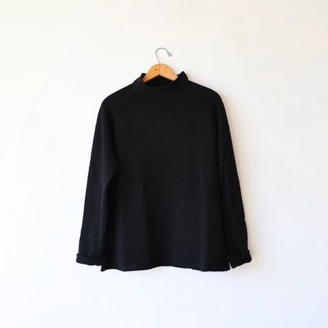 Apuntob Cashmere/Alpaca Sweater - Black