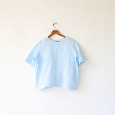 Manuelle Guibal Linen Shirt - Pool Blue