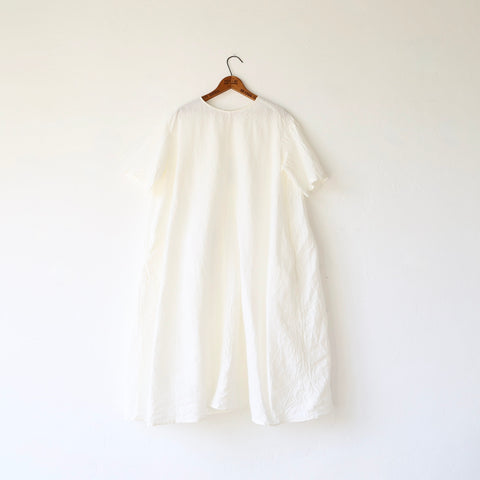 Manuelle Guibal Linen Slip On Dress - Milk