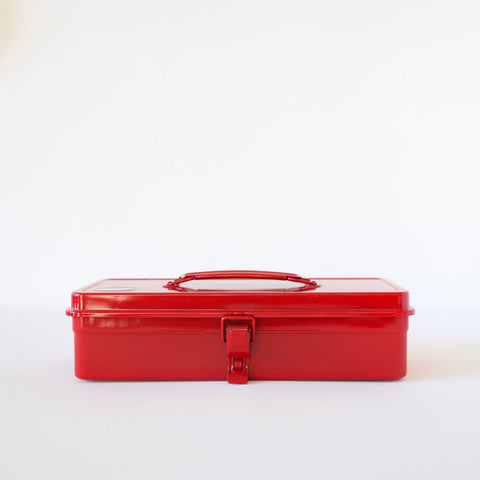 Medium Steel Toolbox - Red