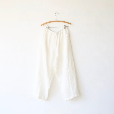 Manuelle Guibal Linen Worker Pants - Milk