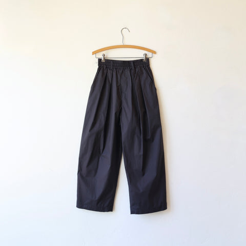 Nicholson & Nicholson Pleated Elastic Pants - Navy