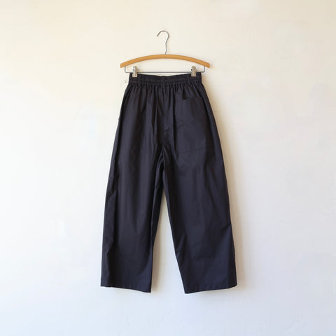 Nicholson & Nicholson Pleated Elastic Pants - Navy
