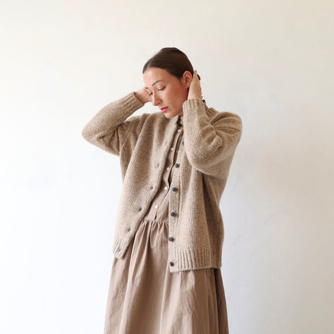 Makié Chunky Cashmere Cardigan - Camel