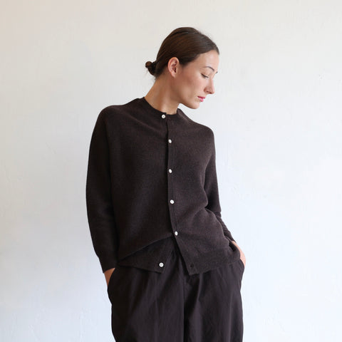 Makié Raglan Cashmere Cardigan - Chocolate
