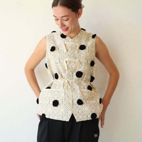 Aseedonclöud Garden Instrumentalist Vest - Blooming Cloth