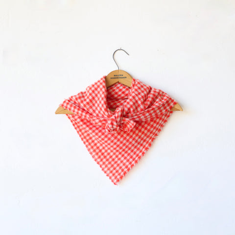 Apuntob Cashmere Stole - Red Gingham