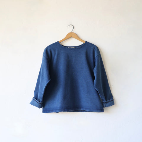 Ichi Antiquités Cotton Pullover - Indigo
