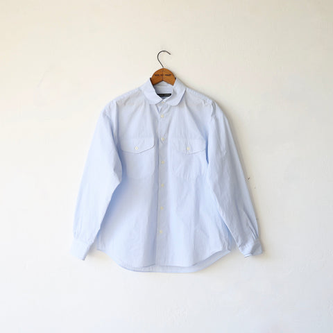 Nicholson & Nicholson Cotton Blend Ben Shirt - Sax Checks