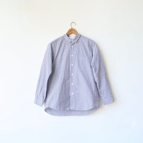 Makié Cotton Shirt - Dark Blue Blue Stripes