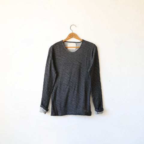 V::room Super Soft Double Face Tee - Charcoal