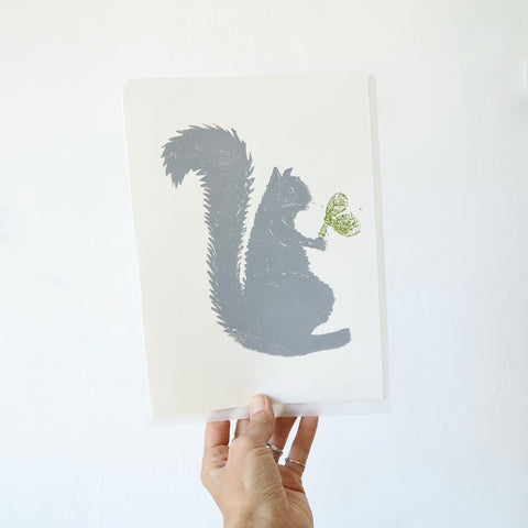 Minnieolga Squirrel Card