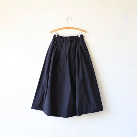 Nicholson & Nicholson Cotton Blend Mira Skirt - Navy