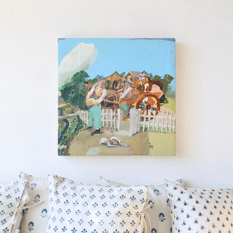 Graham Mears Painting - "Settlers"