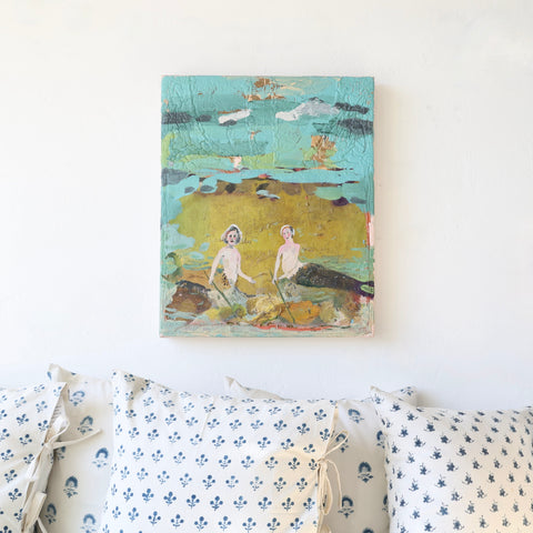 Graham Mears Painting - "Fishing"