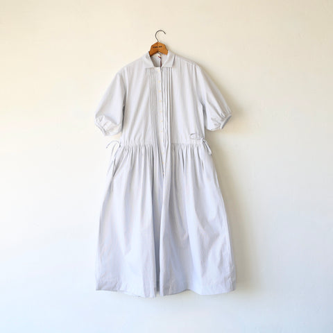 A'Court Claire de Lune Dress - Snow/Navy Stripe