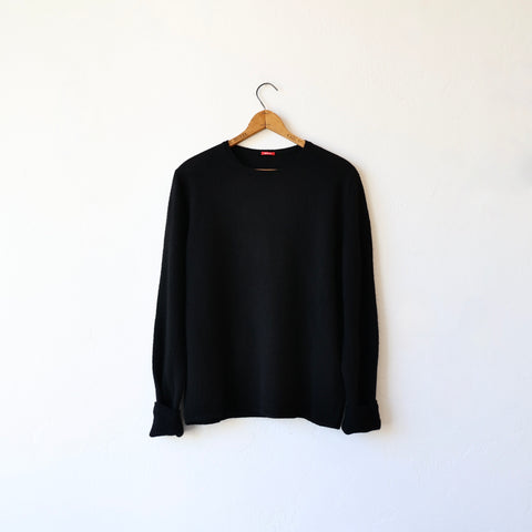 Apuntob Silk/Cashmere/Alpaca Pullover - Black