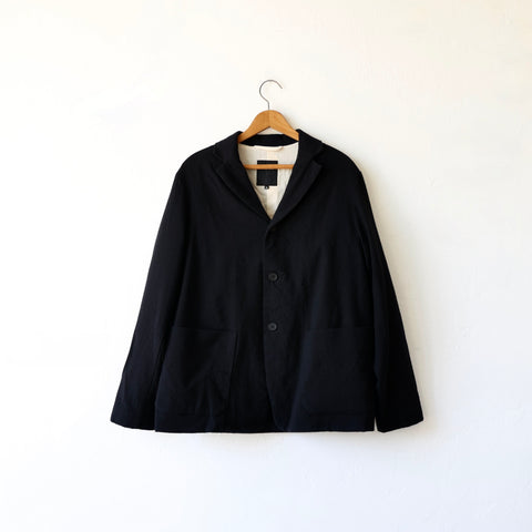 Pas de Calais Wool/Cotton Jacket - Black