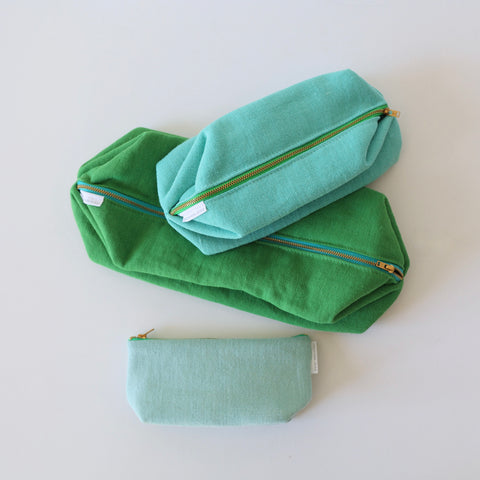 Designer's Guild Toiletry Bag Set - Green