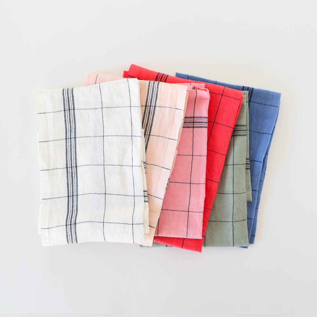 Charvet Linen Kitchen Towels Colors1