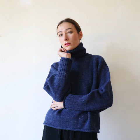 Emma Rothkopf Noor Turtleneck - Cobalt
