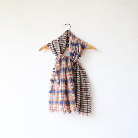 Épice Wool Plaid Scarf - Multicolor