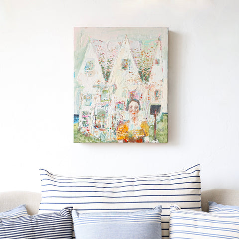 Graham Mears Painting - "Coastal Path House"