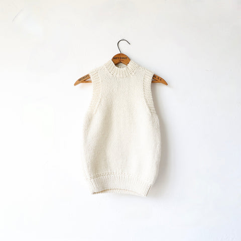 JUD Chunky Vest - Ecru