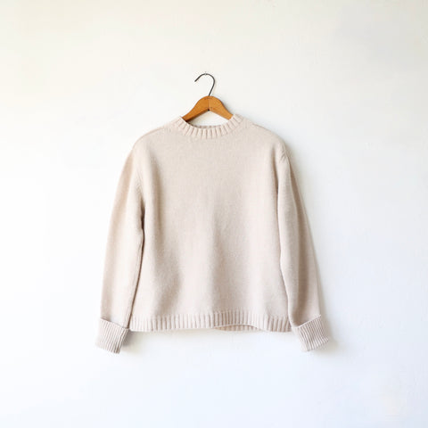 JUD Wool/Cashmere Glover Pullover - Oatmeal