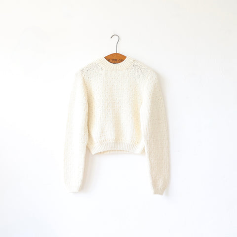 JUD Banby Long Sleeve Pullover - Ecru