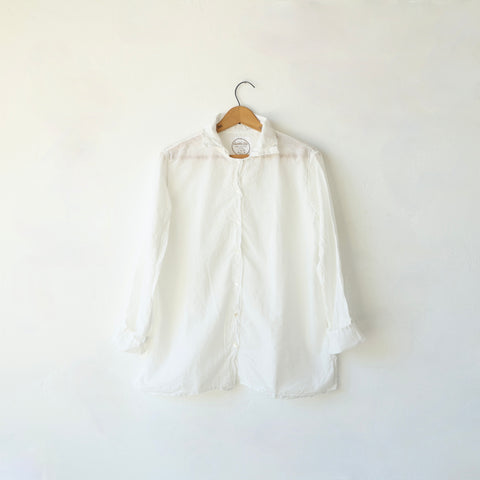 Auntie Oti Khadi Cotton Shirt - White