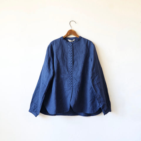 Ichi Antiquités Linen Shirt - Indigo
