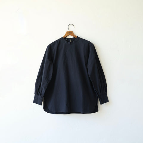 Bon Stand Collar Shirt - Navy