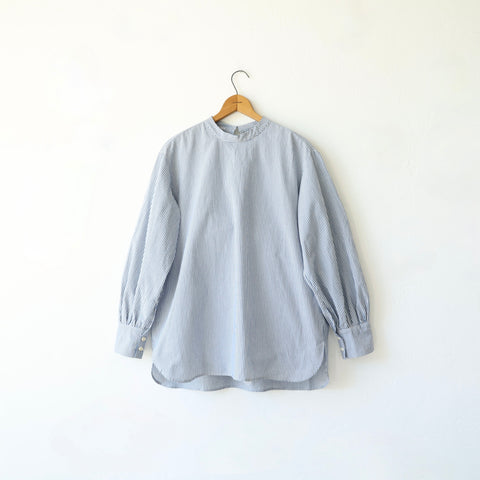 Bon Stand Collar Shirt - Simple Stripe