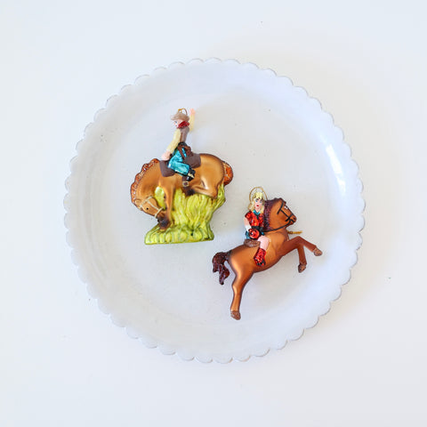 Blown Glass Ornaments - Wild West #2 - 2 Options