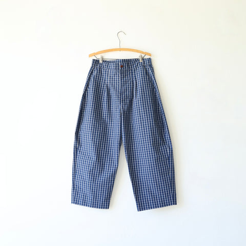Bon Big Pants - Blue Plaid