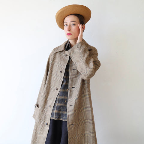 Samuel Snider Glean Coat - Glen Check