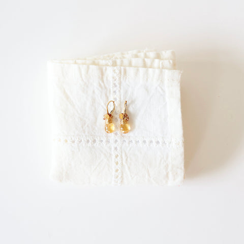 Riversong Imperial Topaz Fringe Earrings