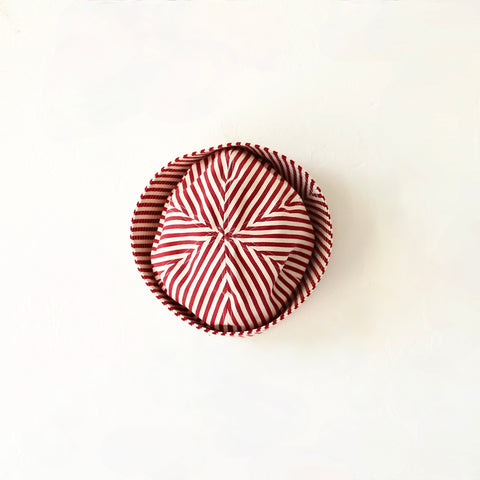 Les Vacances d'Irina Hydra Sailor Hat - Garnet Stripes