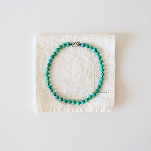 Riversong Polished Persian Turquoise Necklace