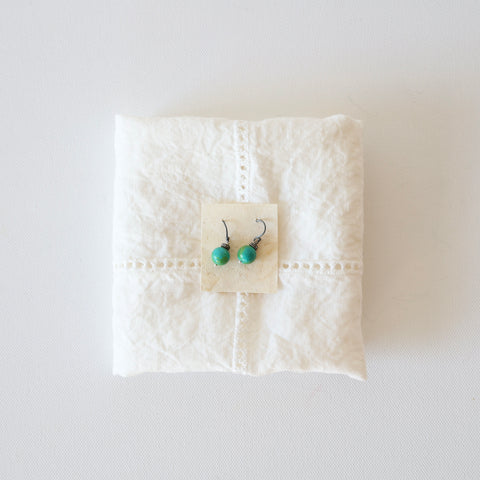 Riversong Polished Persian Turquoise Earrings