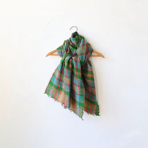 Moismont Wool Plaid Scarf - Multicolor