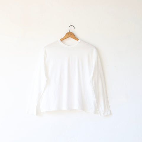 Pas de Calais Recycled Cotton Jersey Tee - White