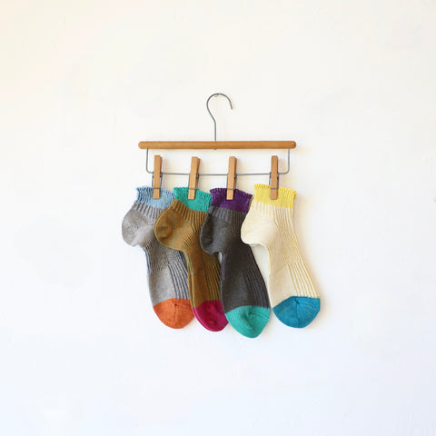Yahae Linen Sneaker Socks - 4 Color Options