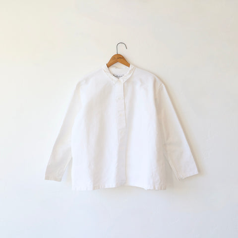 Manuelle Guibal Brushed Cotton Shirt Jacket - White