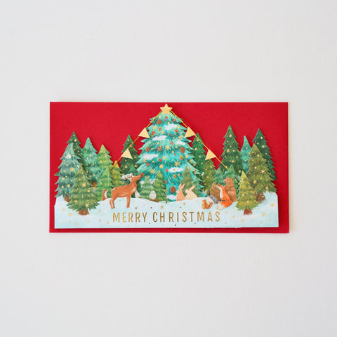 Merry Christmas Pop Out Card