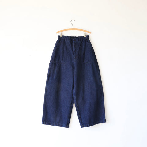 Pas de Calais Natural Slub Denim Pants - Indigo