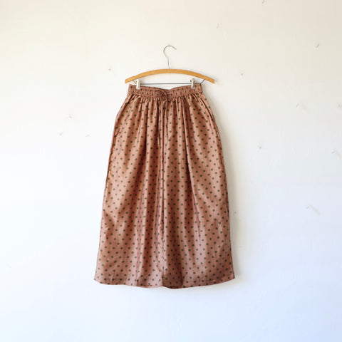 Bunon Polkadot Pants - Soft Brown